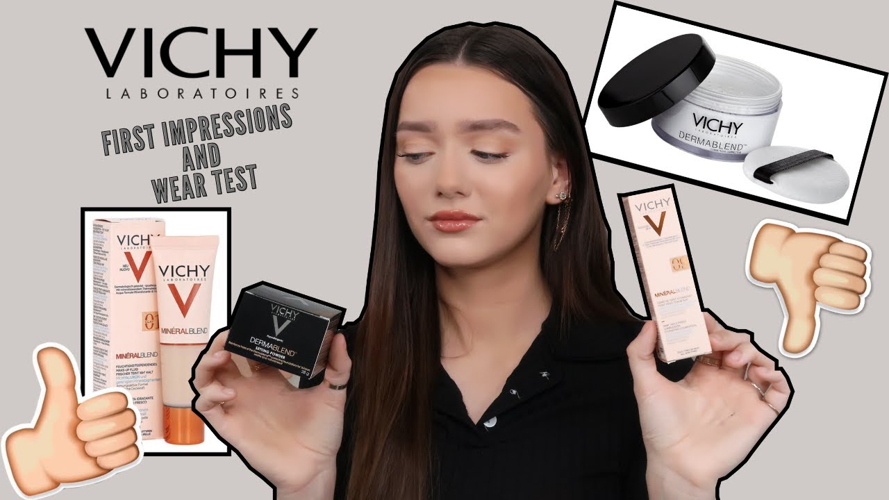 VICHY MINERALBLEND FOUNDATION AND DERMABLEND POWDER | FIRST IMPRESSIONS AND WEAR TEST