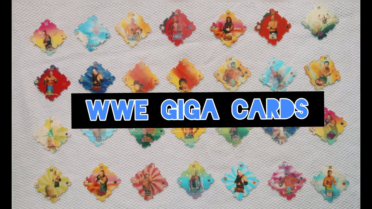 WWE Bigbabool Giga Cards Collection | 90's Collection