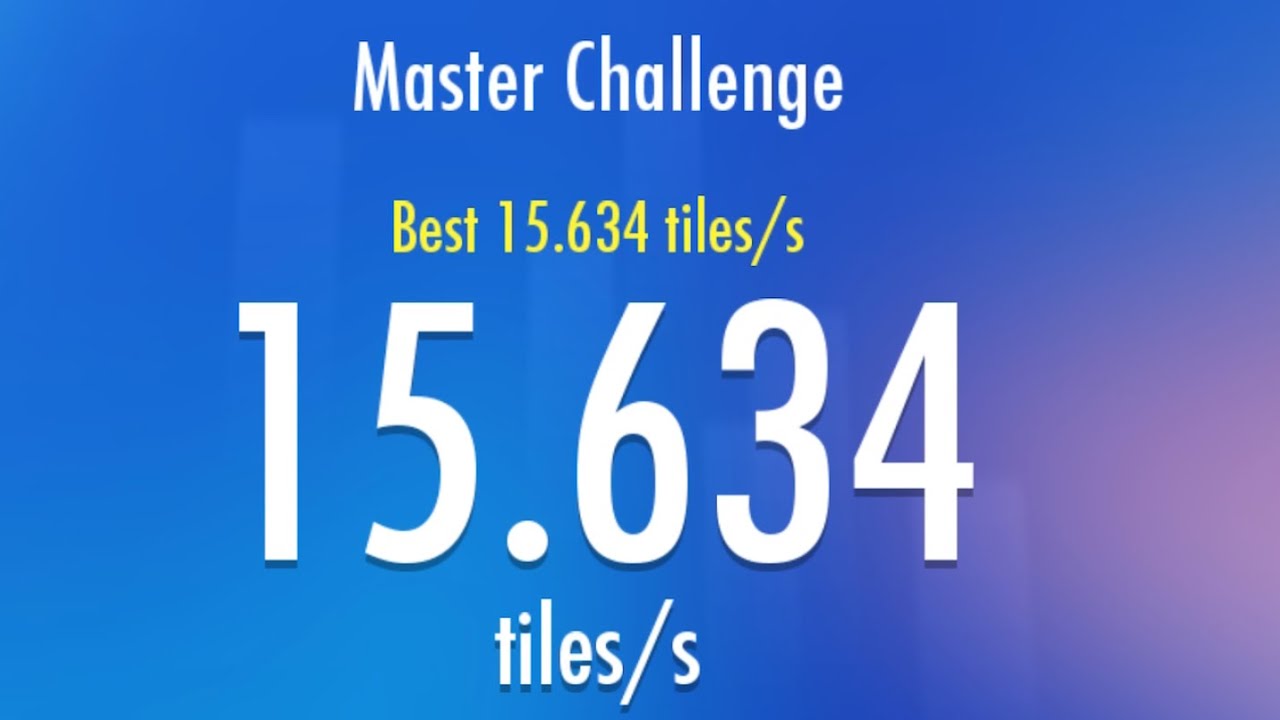 Master Challenge 15.634 no pause!!!