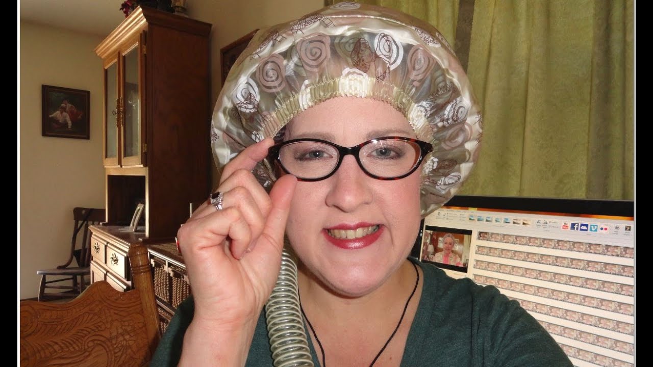Sunday Evening Using My Vintage General Electric Hair Dryer