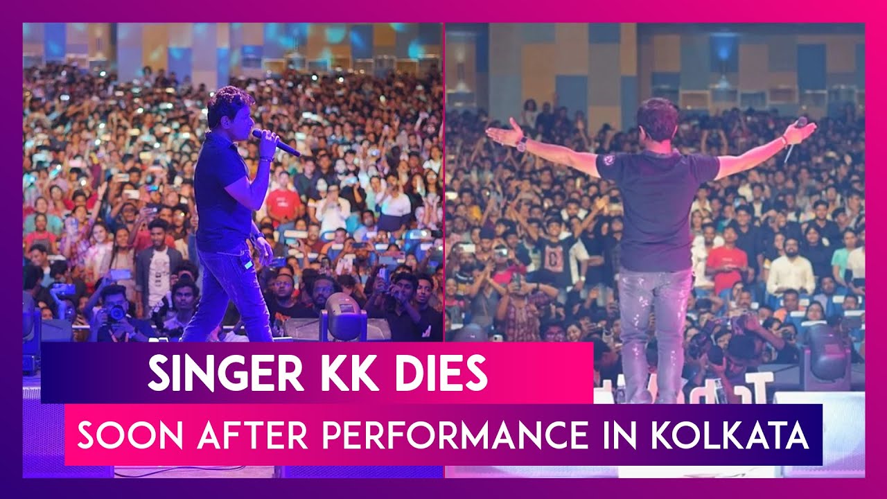 Singer KK Dies Hours After His Live Performance At A Concert In Kolkata
