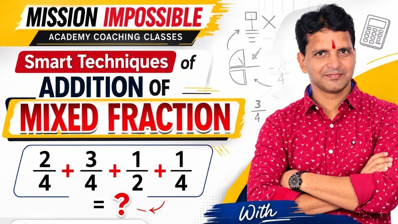 Addition of mixed fraction 📚🏆❤️🌅🖊️👍#maths #mathstricks #mathsshorts #mathshorts #mathematics #math 