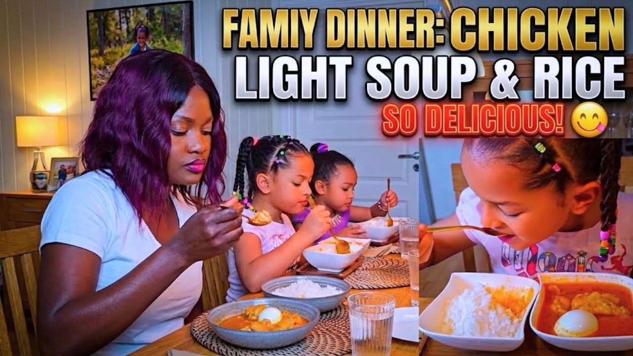 The Best Chicken Light Soup & Rice Recipe | Delicious Family Dinner 🇬🇭