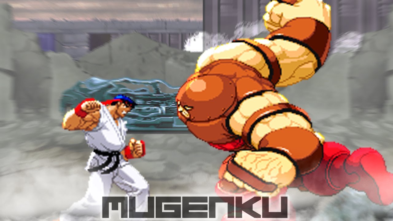 Master Ryu vs Juggernaut. Marvel vs Capcom Street Fighter MUGEN Multiverse