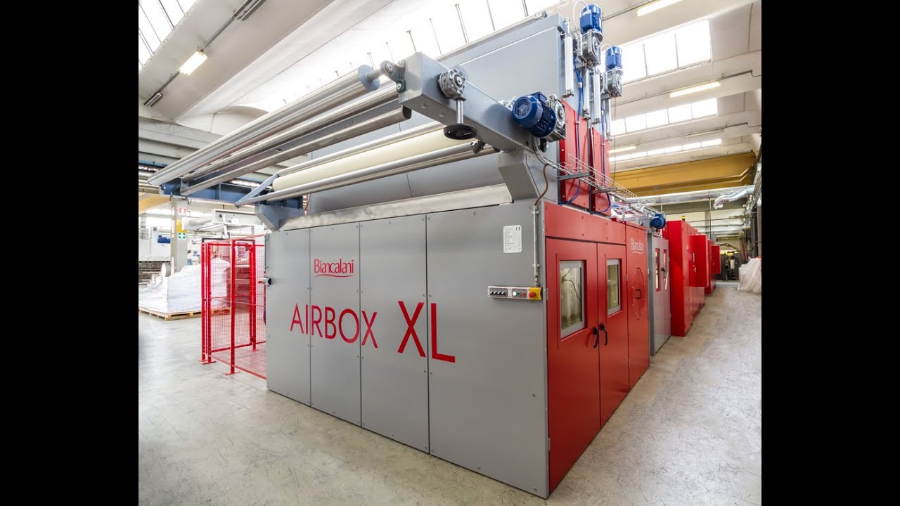 AIRBOX XL and AIRO®24 Tandem terry towel line by Biancalani Textile Machinery (Italy)
