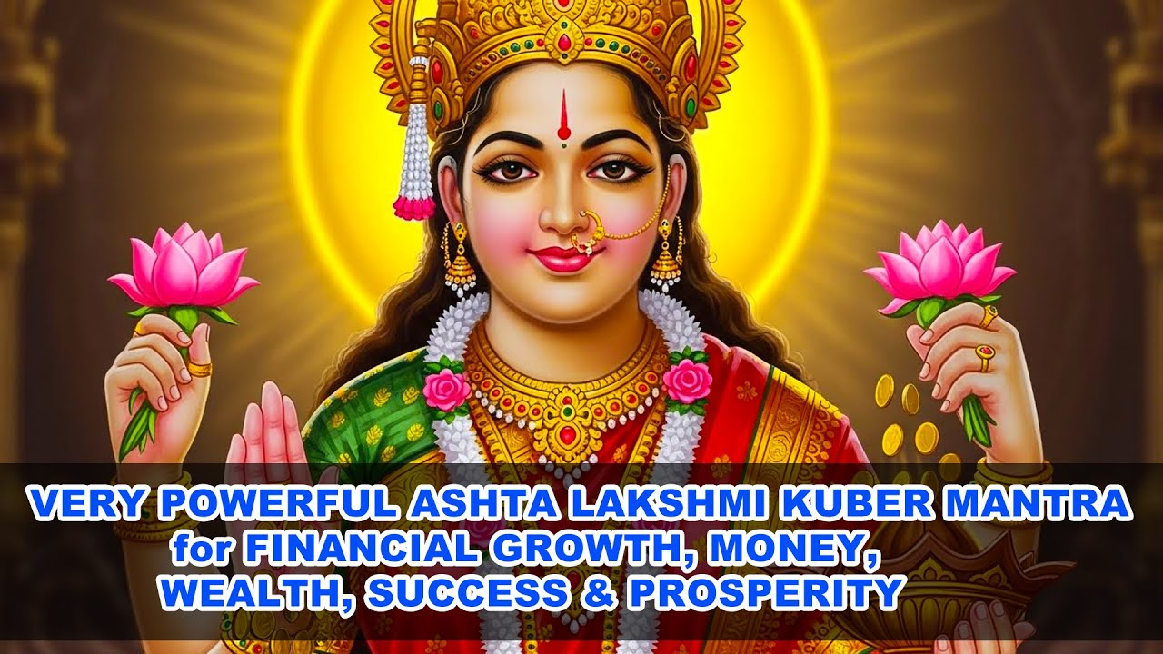 VERY POWERFUL ASHTA LAKSHMI KUBER MANTRA for FINANCIAL GROWTH, MONEY, WEALTH, SUCCESS & PROSPERITY