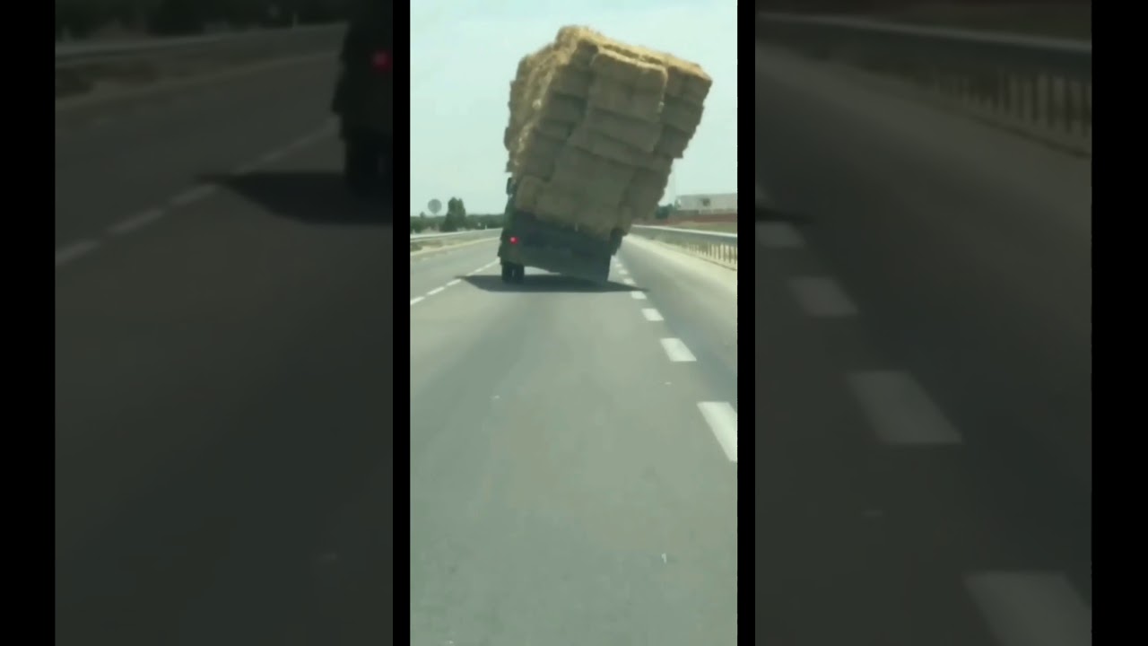 Truck Overload Accident ⚡ #truck #overload #accident