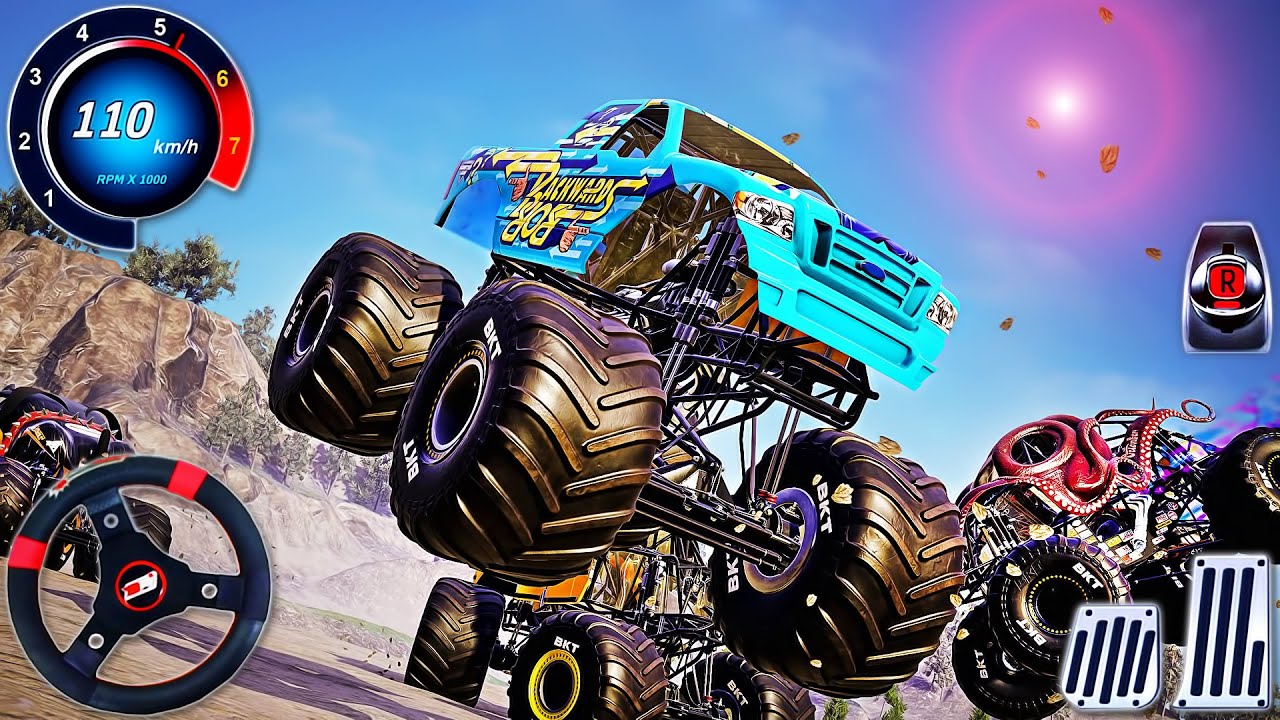 Monster Truck Racing Offroad 3D - 4x4 Derby Mud  Driver Monster Jam Steel Titans 2 - PC GamePlay
