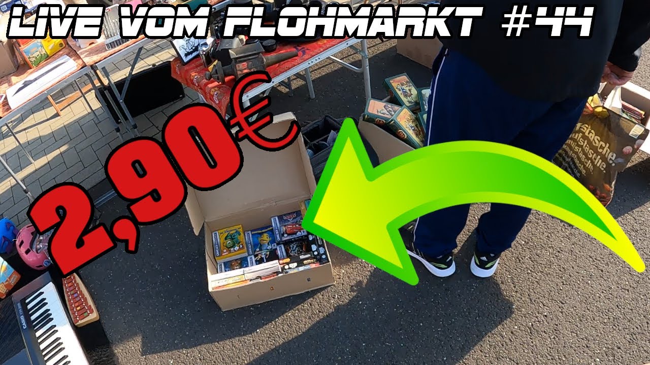 Kiste voller Gameboy OVP´s // Live vom Flohmarkt #44