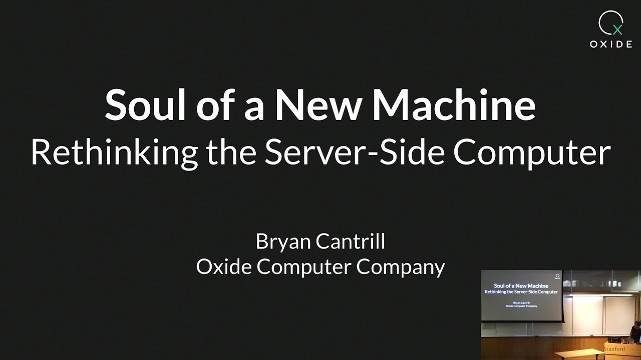 Stanford Seminar - The Soul of a New Machine: Rethinking the Computer