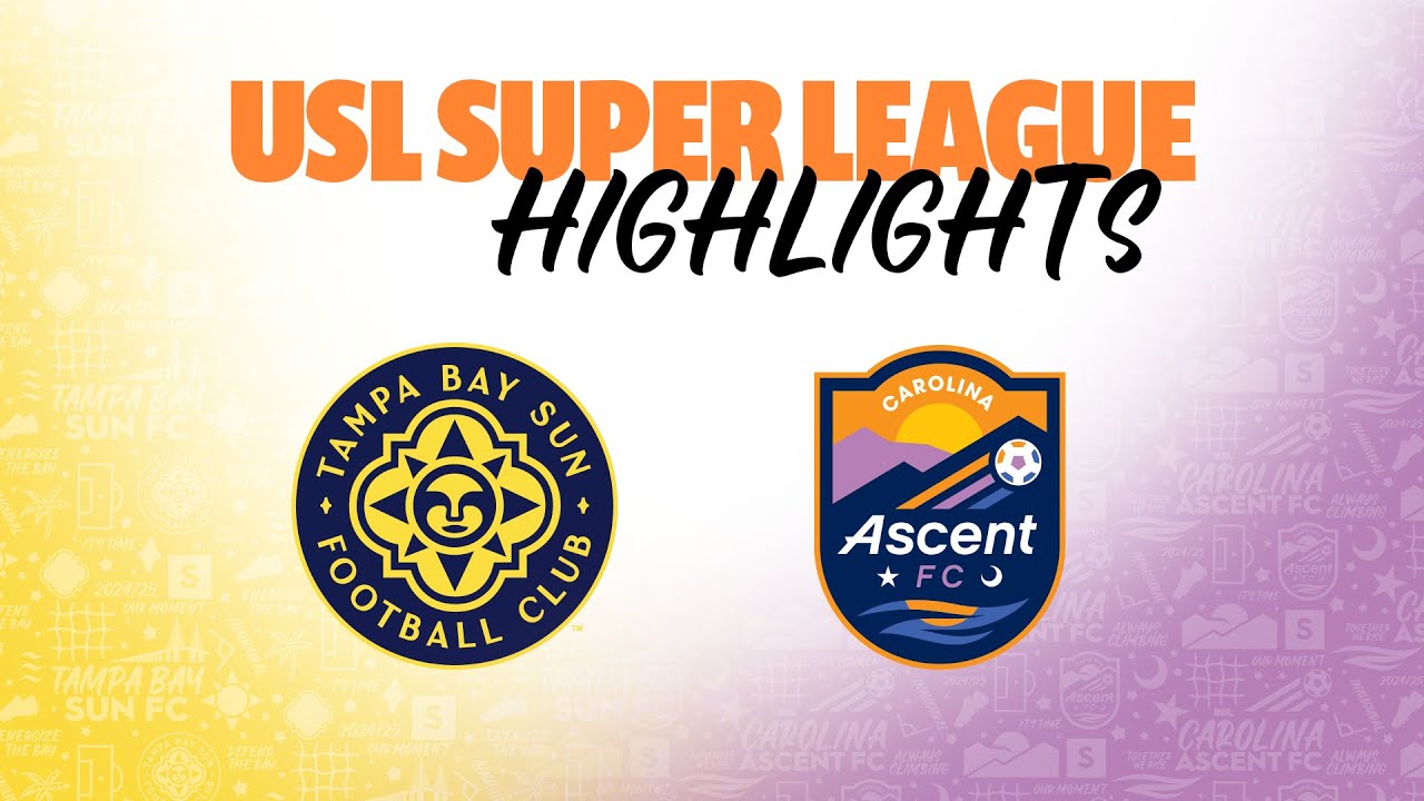 3.15.2025 | Tampa Bay Sun FC vs. Carolina Ascent FC - Game Highlights