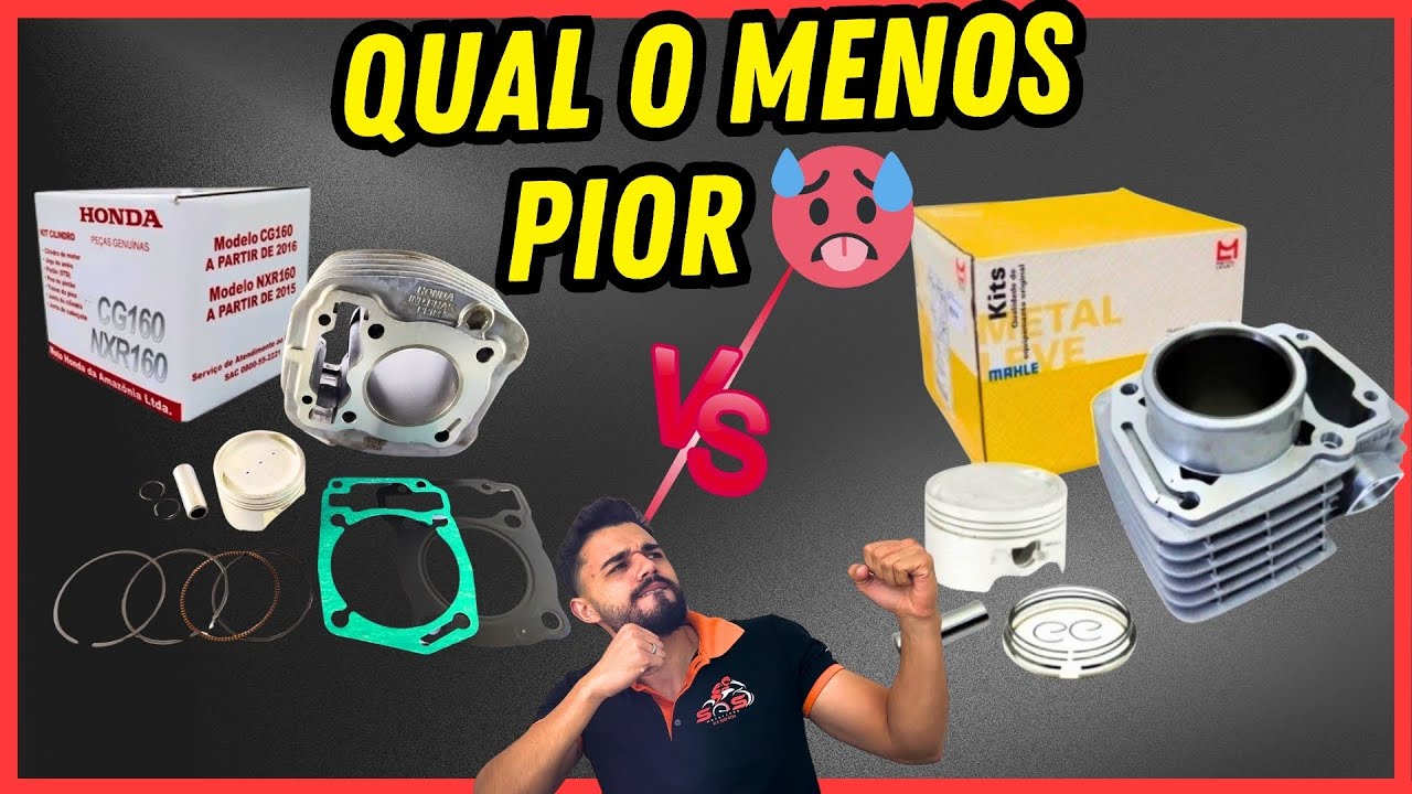 KIT MOTOR CILINDRO ORIGINAL HONDA OU METAL LEVE? QUAL O MELHOR?