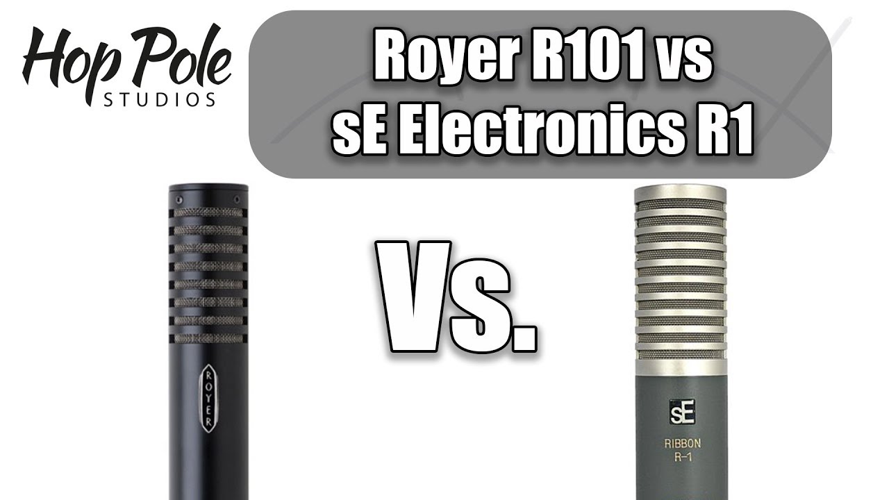 Royer R101 vs sE Electronics R1 - Ribbon shootout on electric guitar