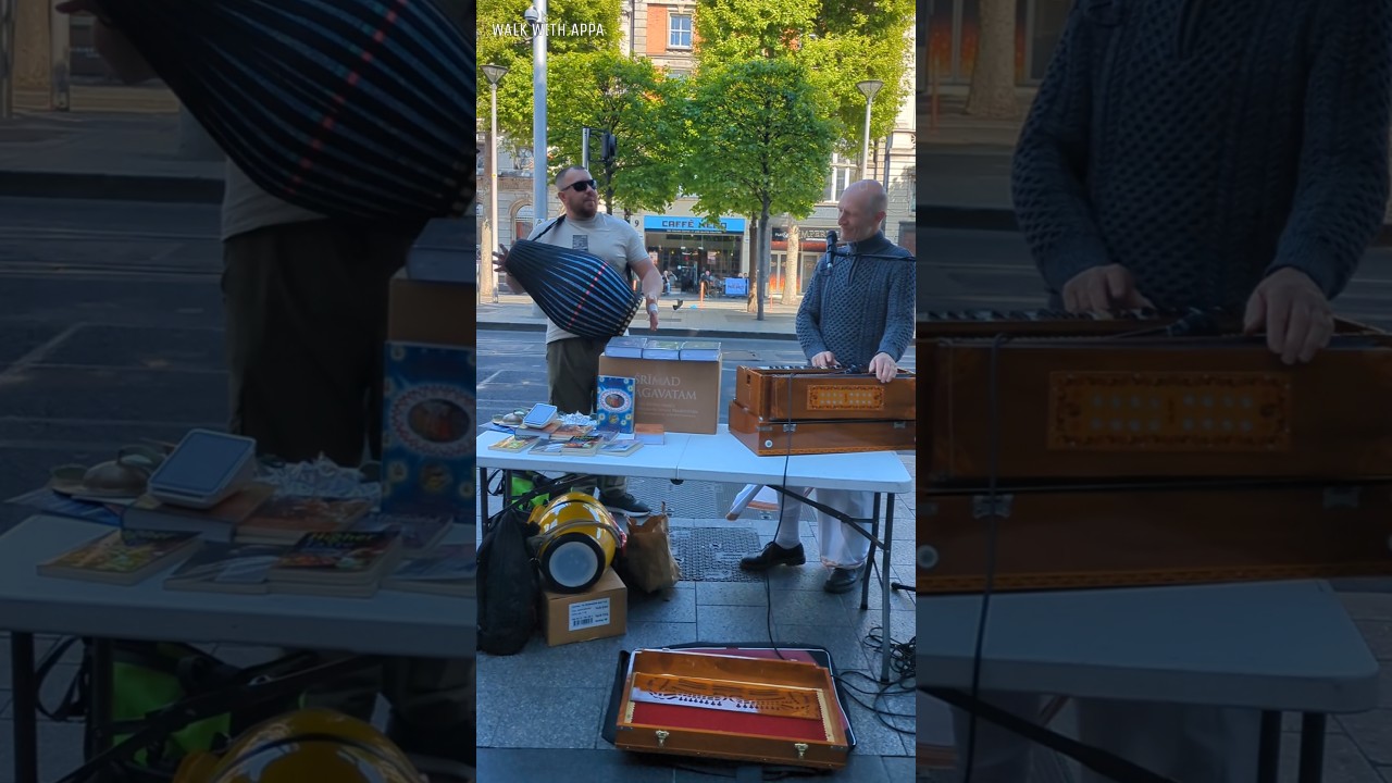 Hare ram Hare rama | Bhajan songs sung in Dublin City Centre | Ireland 