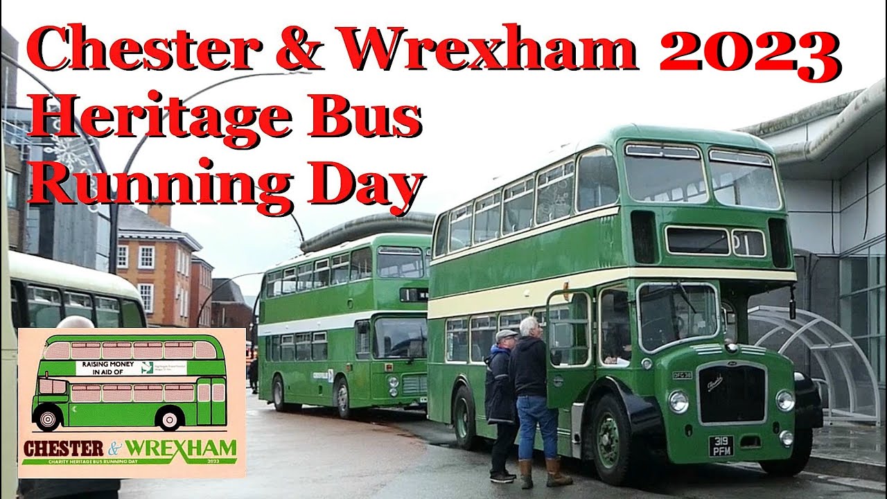 Chester & Wrexham Heritage Bus Running day 2023