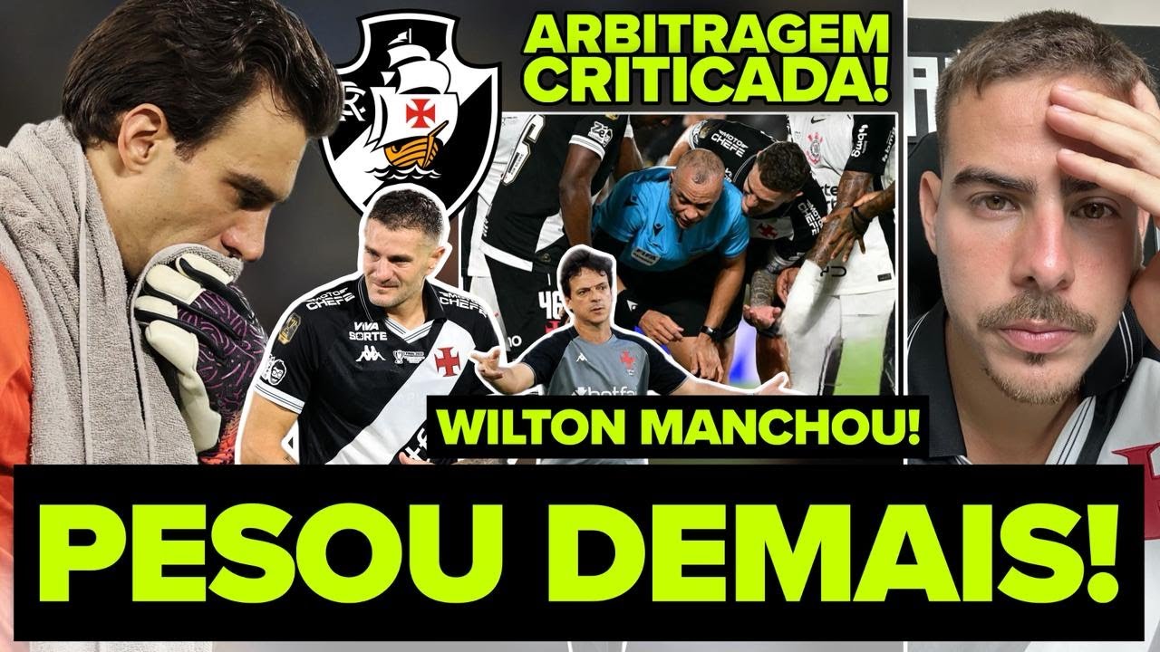 PESOU DEMAIS! FICHA AINDA N&Atilde;O CAIU! CRITICAS FORTES &Agrave; WILTON PEREIRA! ARBITRAGEM MANCHOU A FINAL!