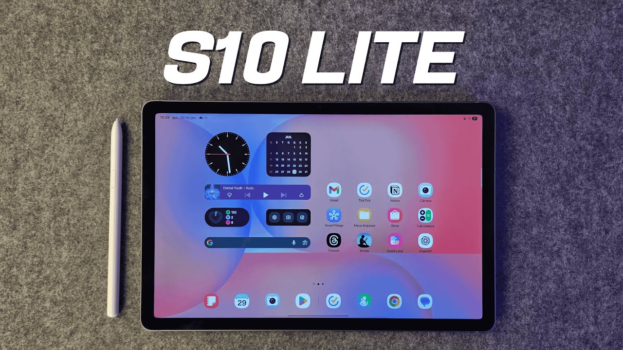 Galaxy Tab S10 Lite é bom? Unboxing e análise COMPLETA!