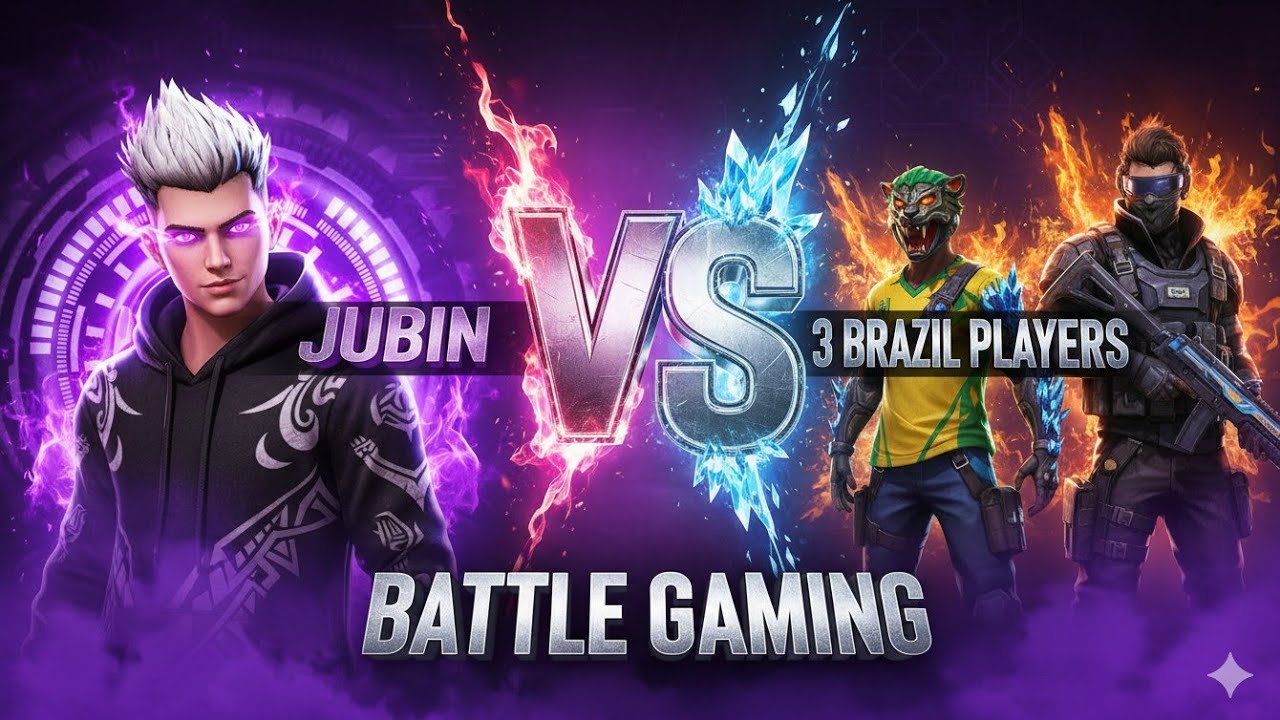 Brazil Squad Ne Galat Banda Challenge Kar Diya 😱 Jubin 1v3