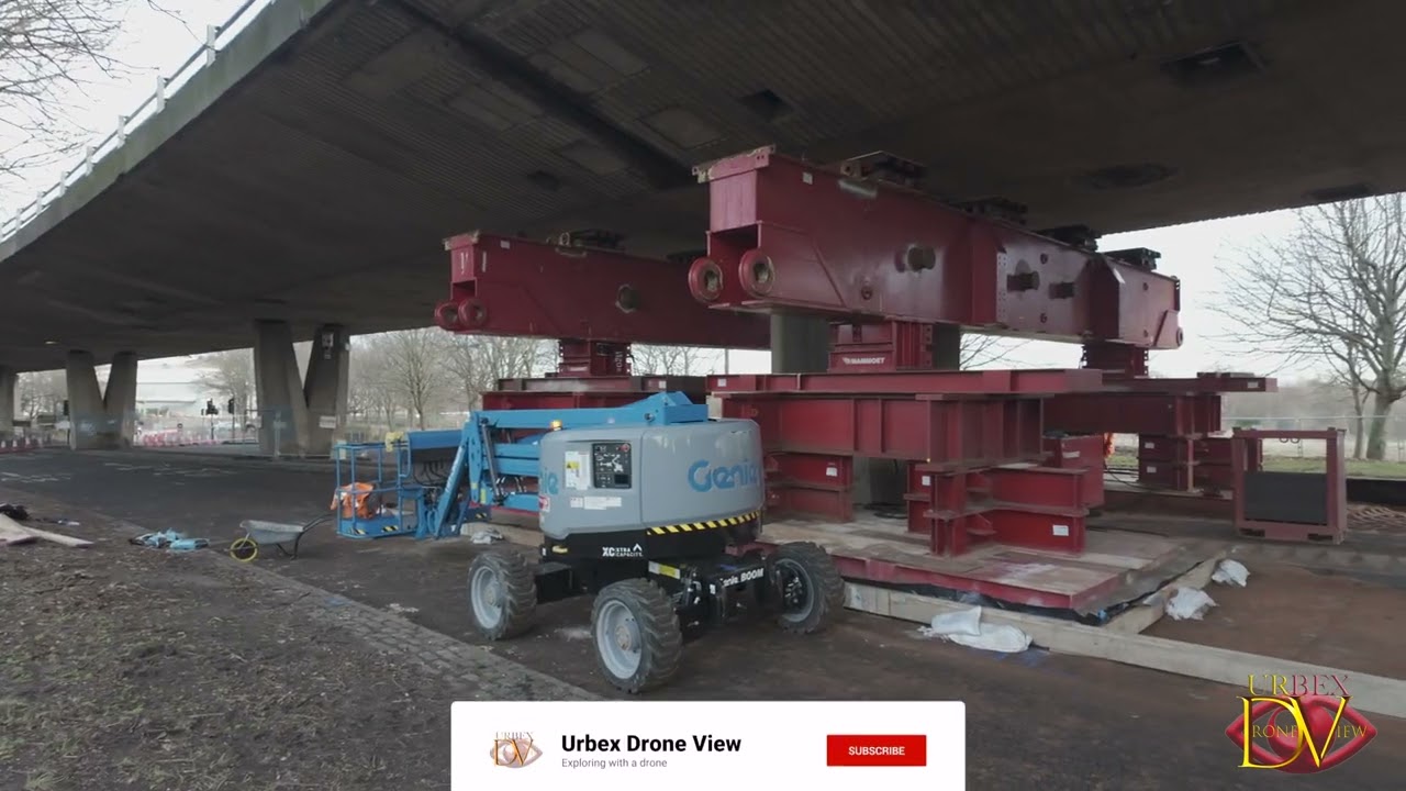 🚨Gateshead Flyover Update - Hydraulic Jack Installation to Prevent Collapse! #A167