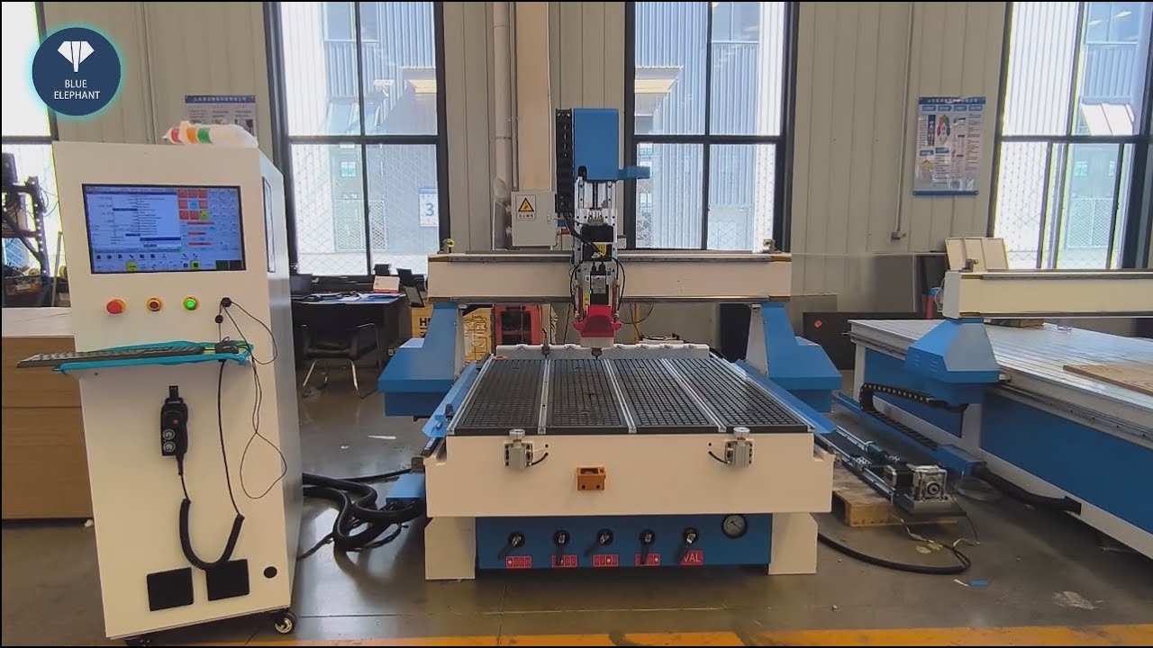 ELECNC1313ATC machine testing video