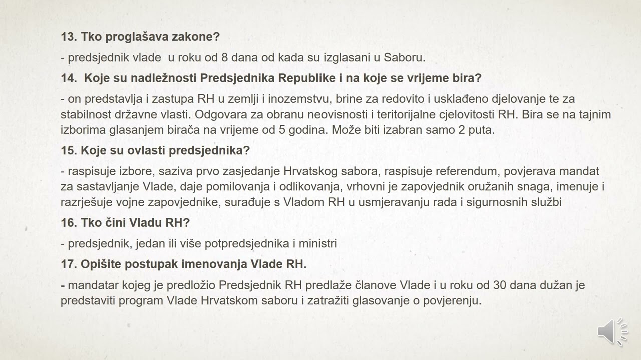 USTAV REPUBLIKE HRVATSKE + zvučni zapis