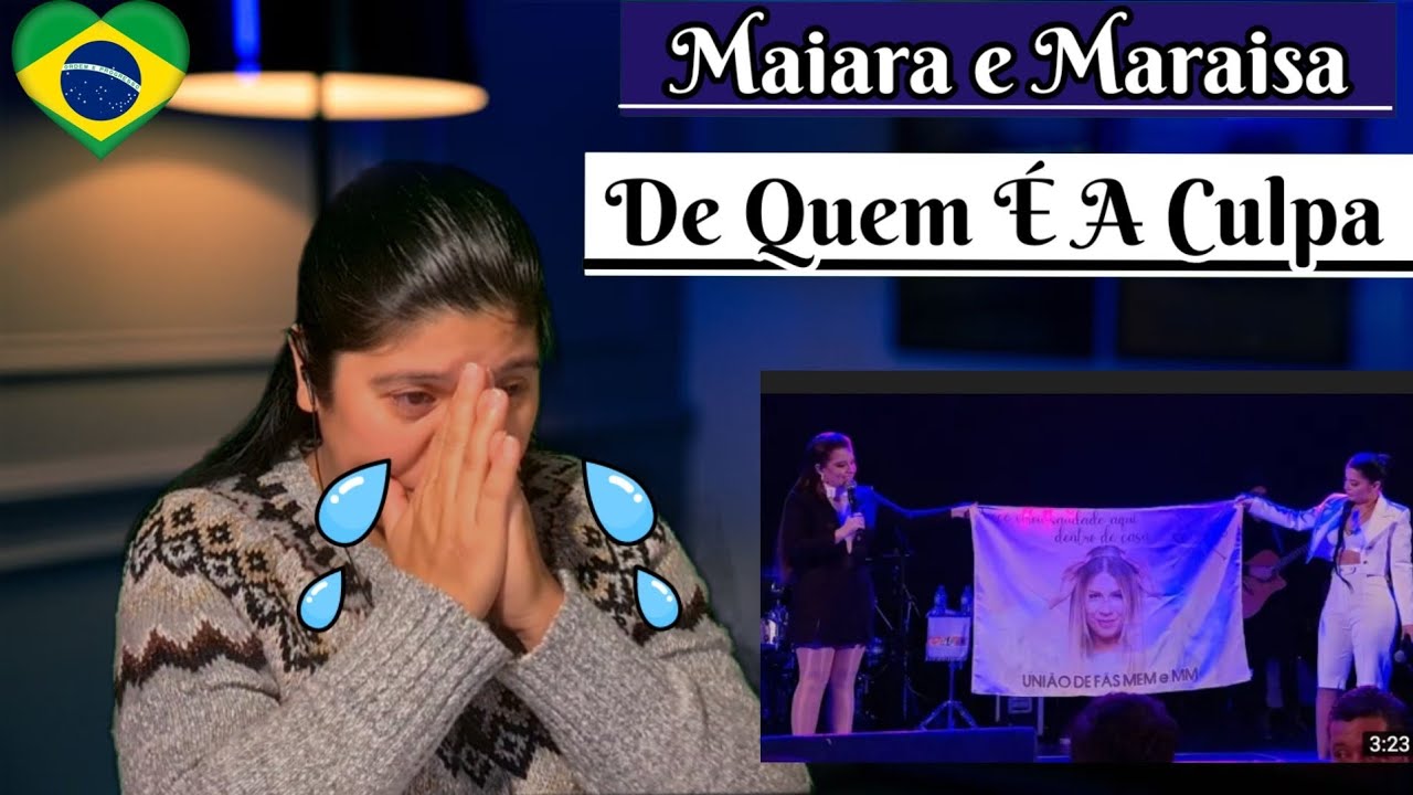 Maiara e Maraisa - De Quem É A Culpa? 😭 REACTION (Tributo Marília Mendonça) #MaiaraEMaraisa
