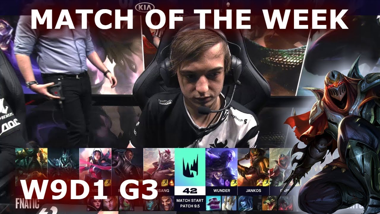 Fnatic vs G2 eSports | S9 LEC Spring 2019 Week 9 Day 1 | FNC vs G2 W9D1