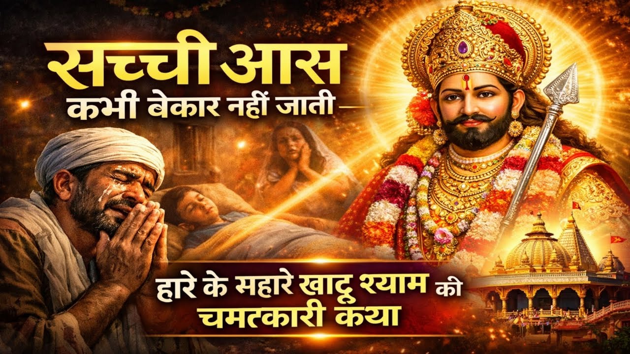 सच्ची आस कभी बेकार नहीं जाती 🙏 हारे के सहारे खाटू श्याम की चमत्कारी कथा🏵️