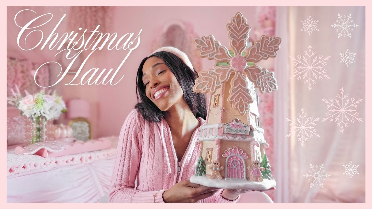 РОЗОВЫЙ РОЖДЕСТВЕНСКИЙ ДЕКОР 2025 | Burlington & Ross Finds ❄️🎀🎄