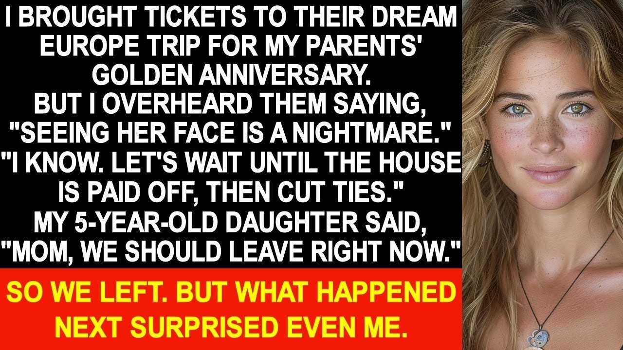 For my parents' golden anniversary, I came home with tickets to Europe, their dream trip.I overheard