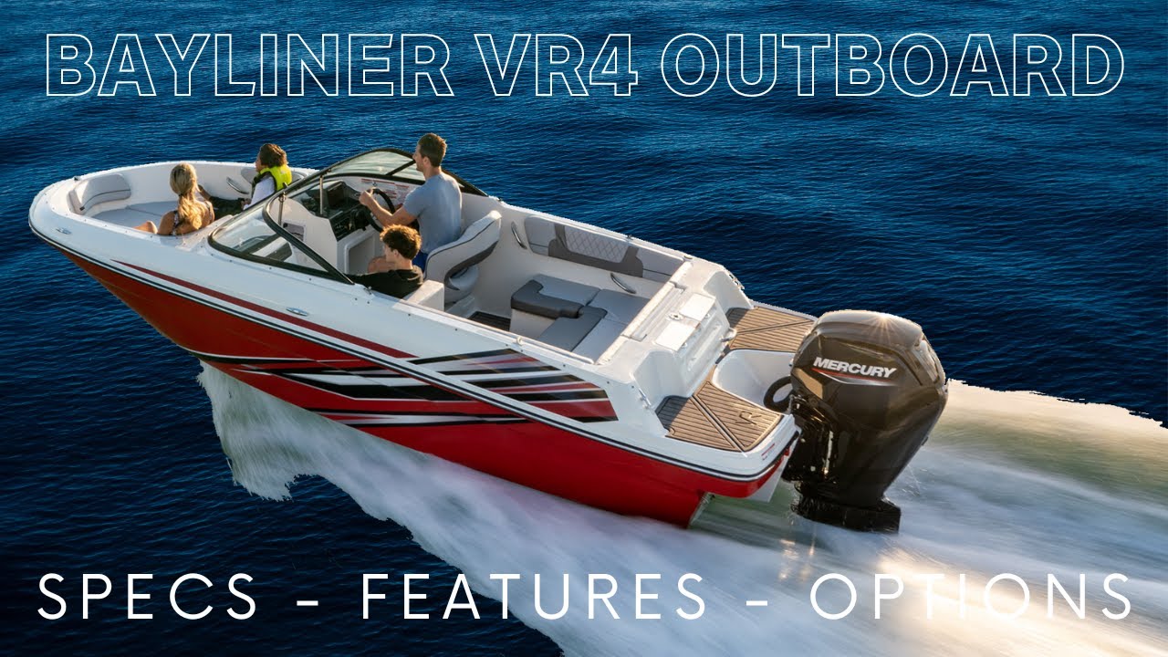 Обзор лодки Bayliner VR4 с подвесным мотором.