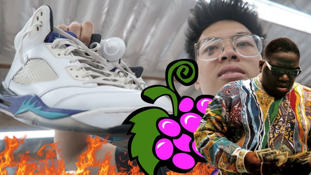 Trip To The Thrift #112 Jordan 5 GRAPES For The Low!!! CRAZY COOGI Sweaters!!!