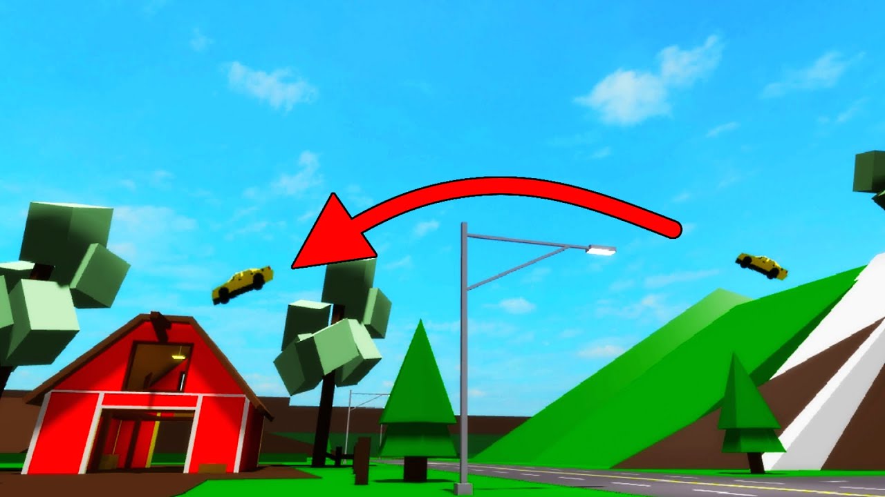 ROBLOX Brookhaven 🏡RP - TAXI BARN JUMP STUNT