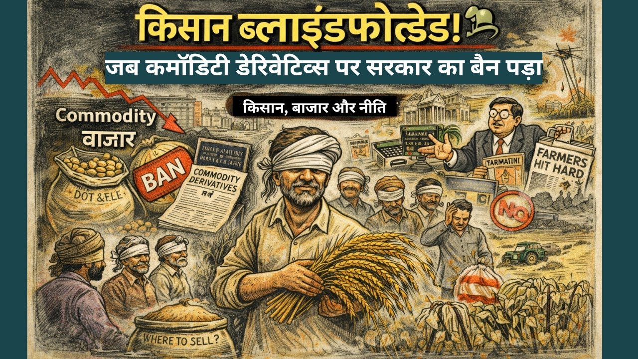 🔥 किसान ब्लाइंडफोल्डेड! 🪖 जब कमॉडिटी डेरिवेटिव्स पर सरकार का बैन पड़ा | किसान, बाजार और नीति