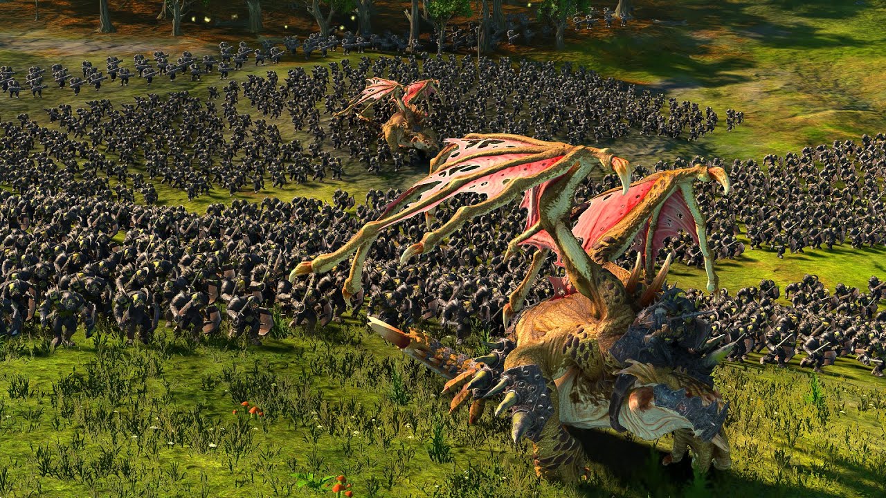 DARK LAND ORCS vs WOOD ELVES