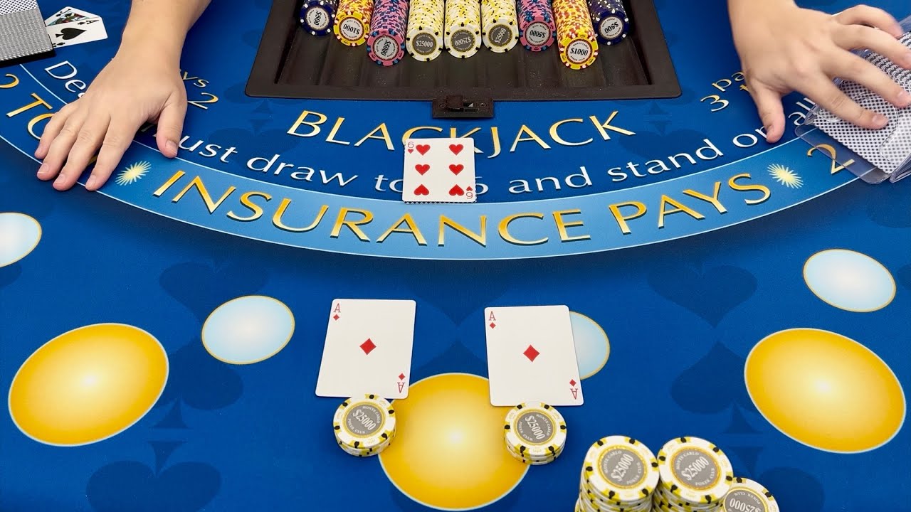 BLACKJACK | $1,000,000 BUY IN | SPLITTING ACES & 8’s WITH MASSIVE $200,000 BETS!