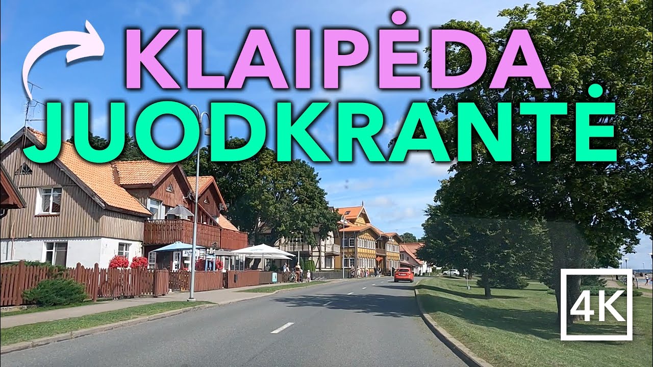 Driving JUODKRANTĖ to KLAIPĖDA 🇱🇹 - Lithuania