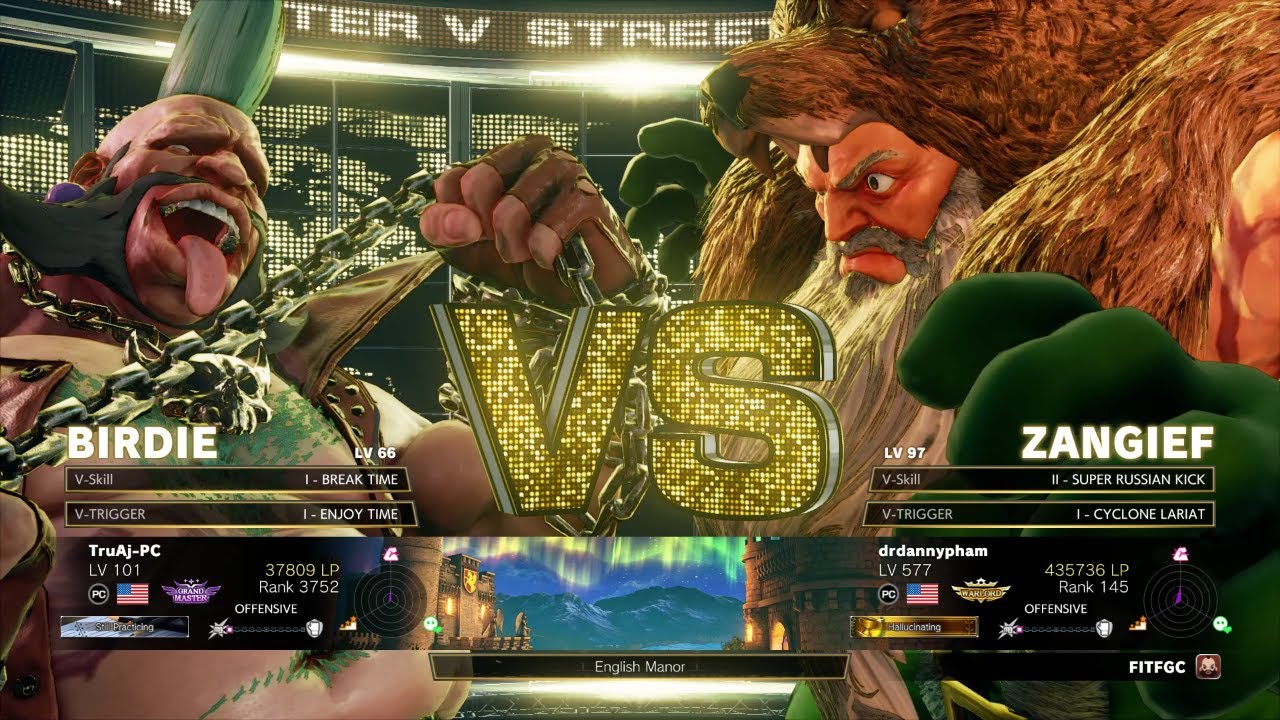 SFV Champion Edition 🔥 Truaj (Birdie) Vs drdannypham (Zangief) 🔥 Online Match`s 05-23-2023
