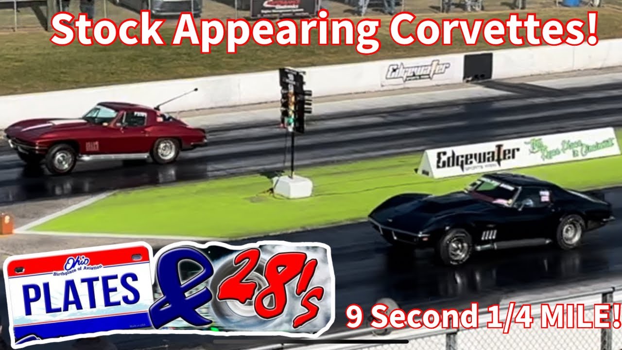 We Take STOCK APPEARING L88 Corvette's to PLATES & 28's! 9 Second Passes at Edgewater Sports Park!