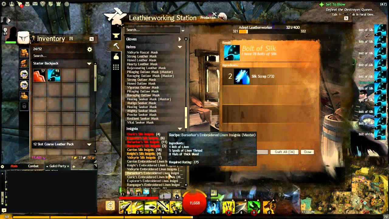 Guild Wars 2 - Leatherworking Crafting Guide