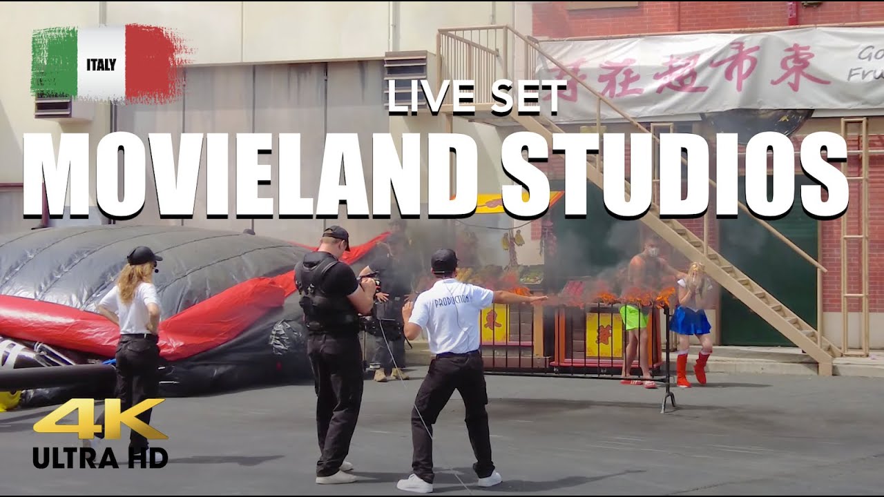 MOVIELAND STUDIOS ITALY | Walking Tour | Overdrive live set | June 2021 | 4k UHD 60 fps