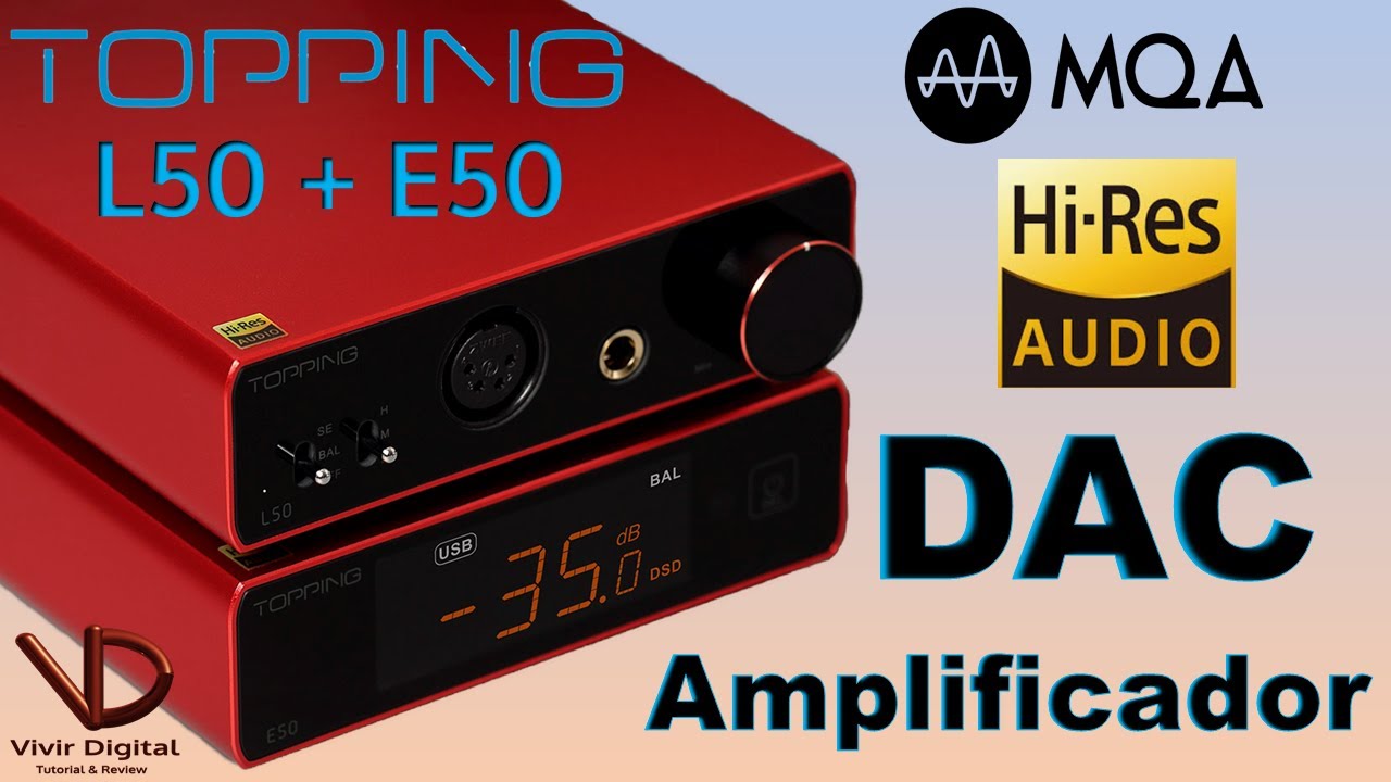 ¡NUEVOS DAC y Amplificador! Precio inigualable. Topping E50 y Topping L50