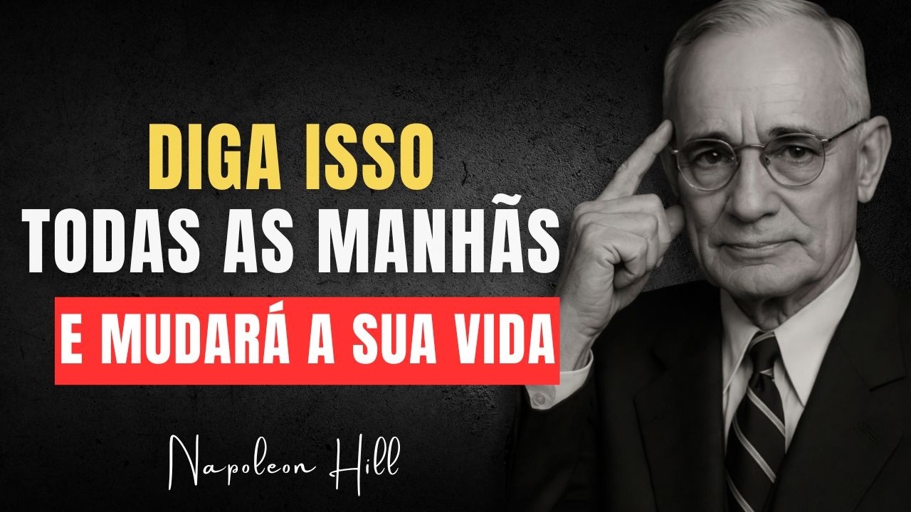 Repita Estas 7 Frases Toda Manhã e Transforme Sua Vida | Napoleon Hill 2026 🧠