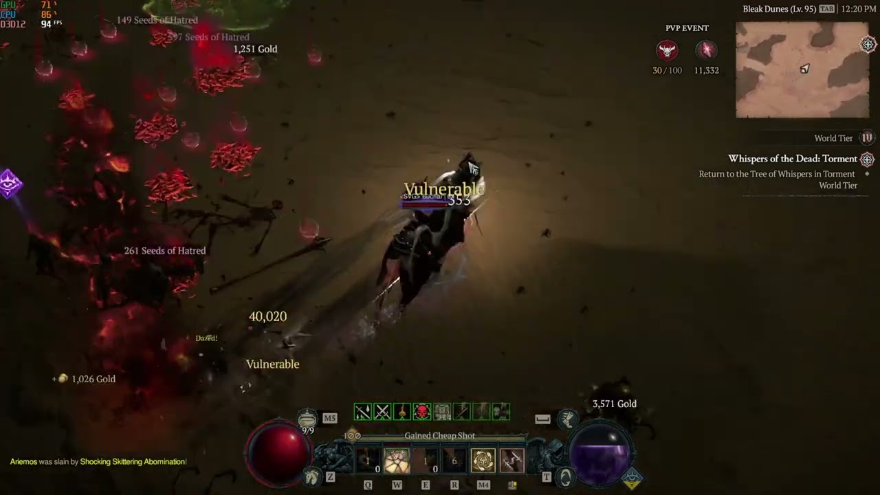 level 100 Solo Rogue PvP