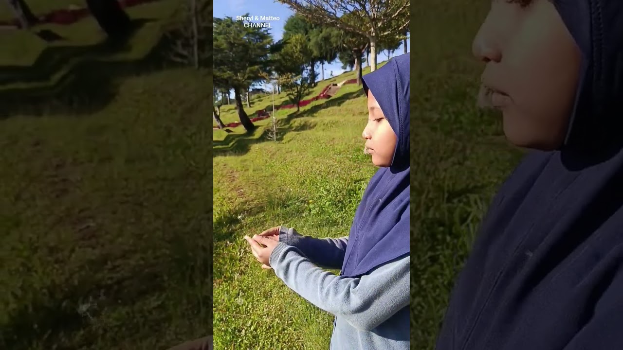 GAGAL ESTETIK TIUP DANDELION #family #anak #sayangikeluarga #familyfun #familyvlog #seru #lucu #main