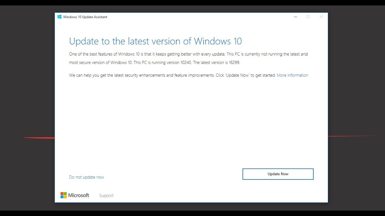 Disable Windows 10 Update Assistant Running Automatically