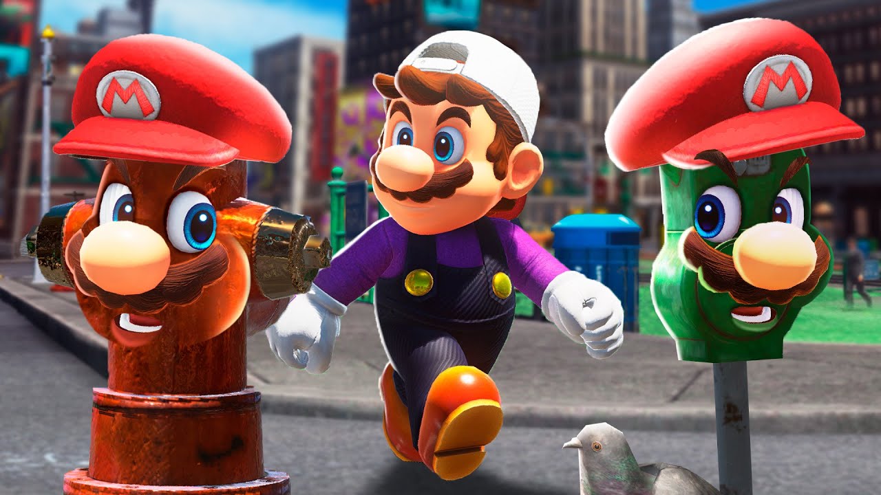 HIDING AS OBJECTS in Mario Odyssey Hide and Seek(Prop hunt) | Fan Edit
