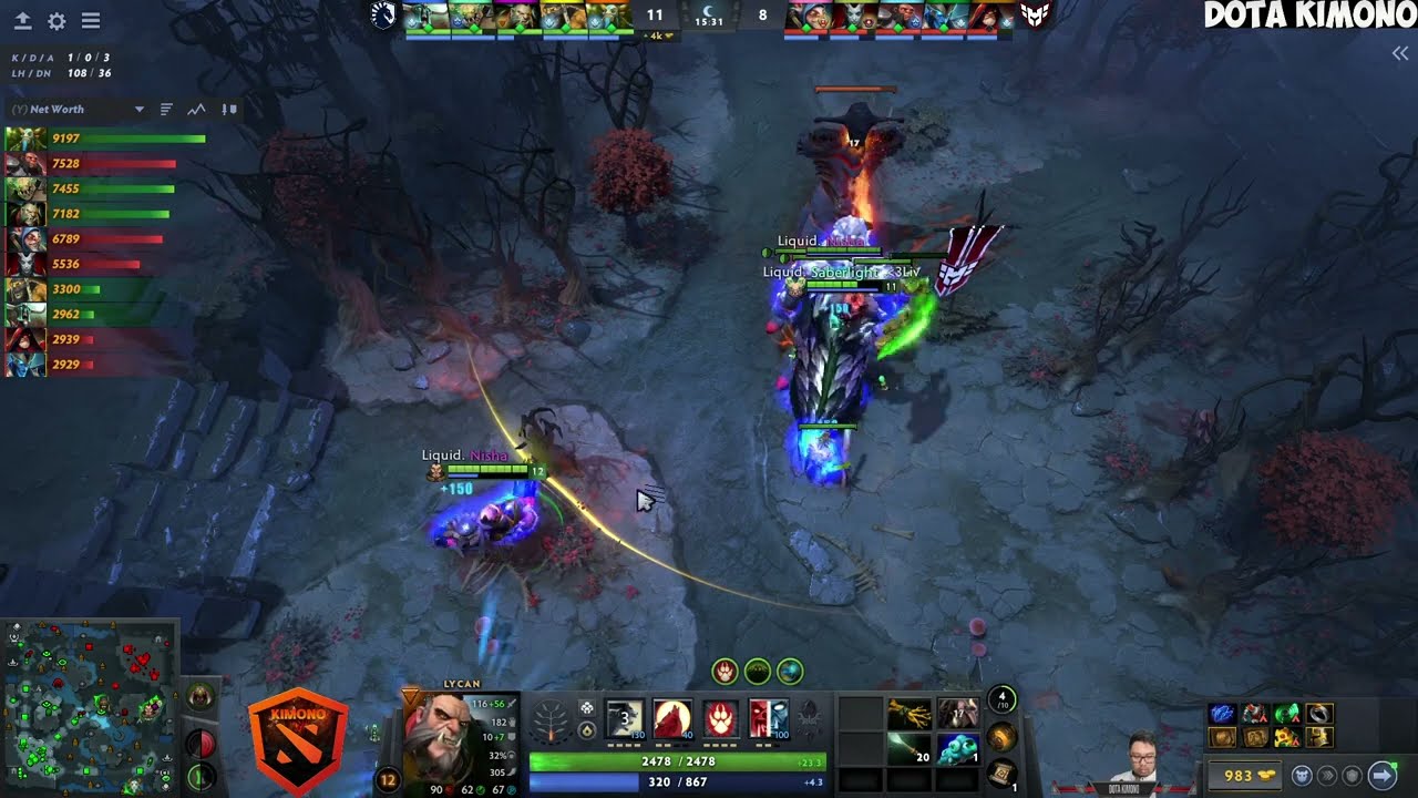 🔥 NISHA - LYCAN : TEAM LIQUID VS HEROIC FISSURE - DOTA 2 Gameplay 7.39b #nisha #lycan 11 1 19 🔥