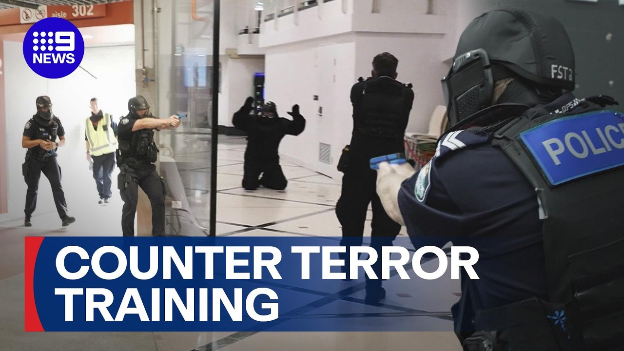 Queensland Police&rsquo;s specialist counter-terrorism training | 9 News Australia