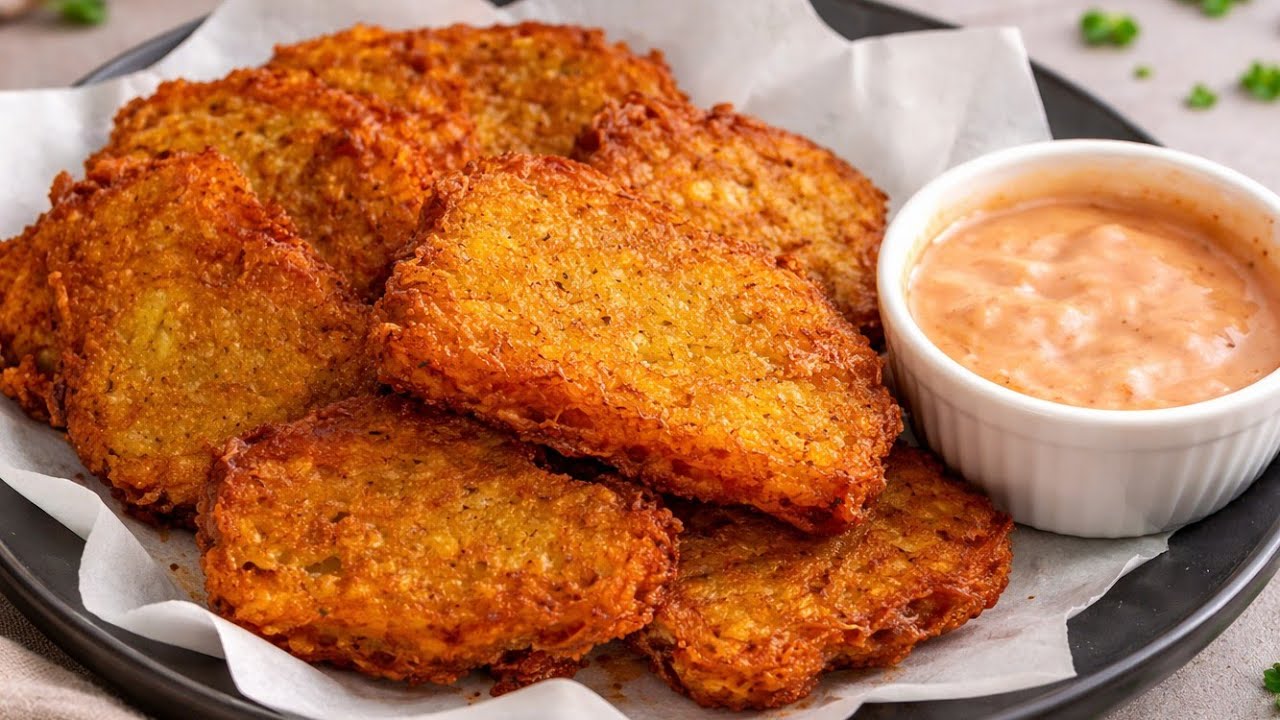 Crispy Hash Browns from Potatoes 🥔 | Crispy Potatoes taste recipe | Easy and Simple Potatoes recipe 